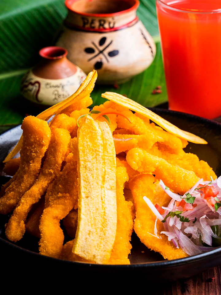 Chicharrón de paiche o doncella