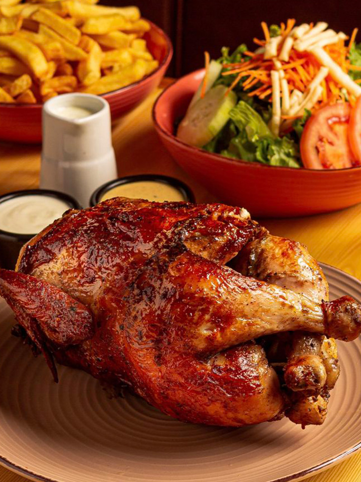 Pollo con clásico aderezo seco