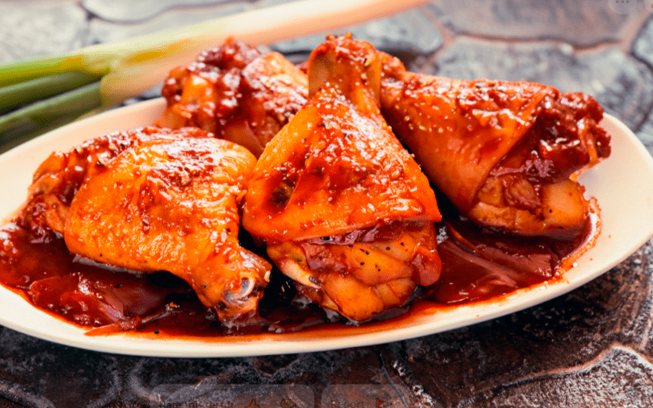 Pollo con aderezo ahumado BBQ
