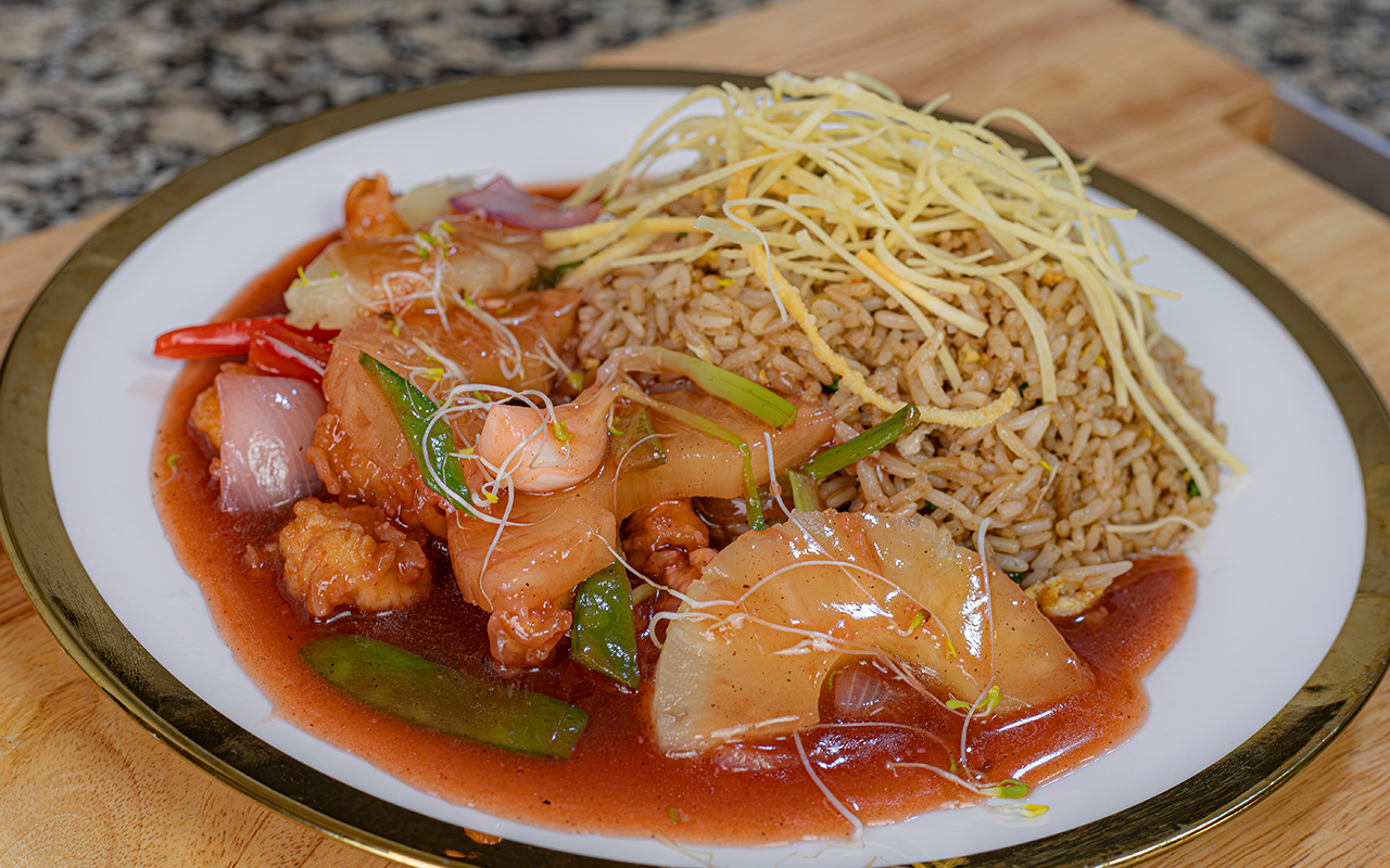 Pollo con Piña