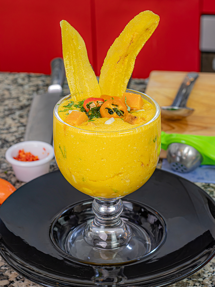 Leche al ají causa