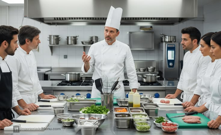 Equipo de cocina profesional
